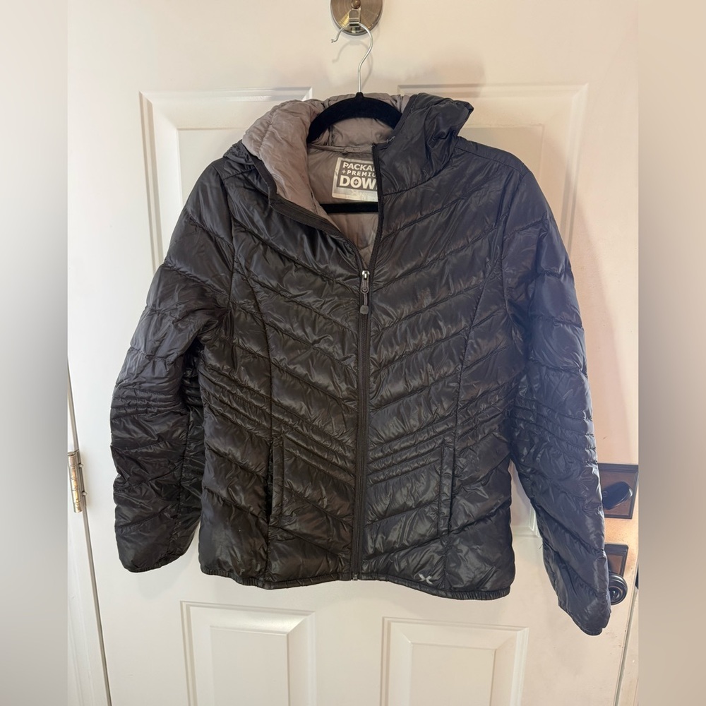 Xersion Premium Packable Down Jacket - Black - image 1